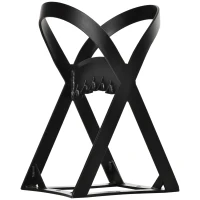 Outsunny ręczna łuparka do drewna ze stali węglowej łuparka do drewna opałowego do domu kolor czarny kemping na zewnątrz narzędzie do szybkiego łupania drewna opałowego łatwe w użyciu w domu 24,4 x 20,8 x 37,4 cm | Aosom(m-4)