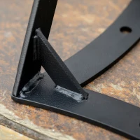 Outsunny ręczna łuparka do drewna ze stali węglowej łuparka do drewna opałowego do domu kolor czarny kemping na zewnątrz narzędzie do szybkiego łupania drewna opałowego łatwe w użyciu w domu 24,4 x 20,8 x 37,4 cm | Aosom(m-6)