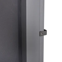 Outsunny Store latéral Brise-Vue paravent rétractable dim. 3L x 1,8H m métal Polyester imperméable Anti-UV Haute densité 180 g/m² Gris(m-8)