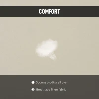 HOMCOM Adjustable Floor Chair with Adjustable Backrest Folding Chair Bed, Lazy Sofa Bed for Gaming and Reading, Beige(m-7)