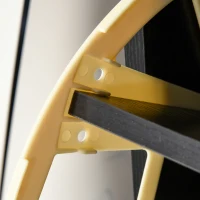 HOMCOM Banc à Chaussures - étagère à Chaussures - Meuble à Chaussures - 1 abattant 2 Niveaux - Coussin revêtement synthétique Noir(m-8)