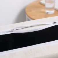 HOMCOM Folding Bed with Mattress, Single Guest Bed, Portable Fold Bed with Adjustable Backrest, Metal Frame on Wheels, White, 190 x 76 cm(m-9)