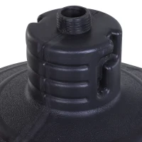 HOMCOM Sacco da Boxe da Terra con Manichino e Regolabile in Altezza Fino 190cm, Rosso e Nero(m-5)