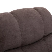 HOMCOM Poltrona Relax Alzapersona Massaggiante e Riscaldante, 83x95x105cm, Marrone(m-7)