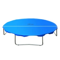 HOMCOM Capa Protetora Impermeável para Cama Elástica Ø244cm Trampolins Azul(m-3)