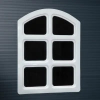 Outsunny Casetta da Giardino Porta Attrezzi in Metallo e PP, 134x104x204 cm, Grigio(m-5)