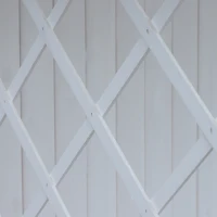 Outsunny Wooden Arbour Double Seat Bench with Storage Box Lattice Side Solid Roof Outdoor Garden Furniture Chair, White(m-9)