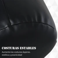 Juego de sacos de boxeo HOMCOM, juego de boxeo con guantes de boxeo, juego lleno para adultos, jóvenes, saco pesado de boxeo colgante, 16 kg, diámetro 30 x 120 cm, negro y rojo(m-6)