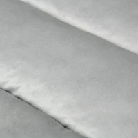 HOMCOM Floor Sofa Bed Folding Adjustable Floor Lounger Sleeper Futon Mattress Seat Chair, Light Grey(m-9)