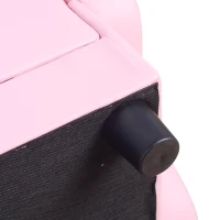 HOMCOM Kids Children Sofa Armchair Piano Shape Multi Functional 2 Seats Couch Storage Box Soft Sturdy Pink(m-9)