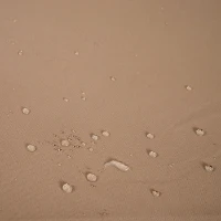 Outsunny Set 6 Pezzi Salotto da Esterni con Divano Poltrona Pouf | Mobili da Giardino Salvaspazio | Colore: Cachi, Beige(m-8)