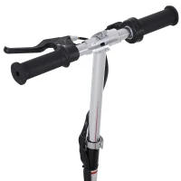 HOMCOM Patinete Eléctrico Plegable para Niños y Adolescentes de +7 Años con Manillar Ajustable en Altura 78x37x89-95 cm Rojo(m-5)