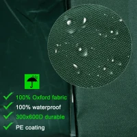 Outsunny Protective Furniture Cover for Garden Wicker Rattan from UV, Rain, Birds 245 x 165 x 55 cm(m-5)