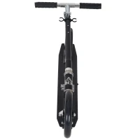 HOMCOM Kids Scooter Teenager Kick Scooter Foldable 4 Levels Adjustable Height with Rear Fender Brake for 7-14 Years(m-8)