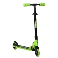 HOMCOM Kids Scooter Foldable Kick Scooter with Adjustable Height Brake for Boys and Girls(m-1)