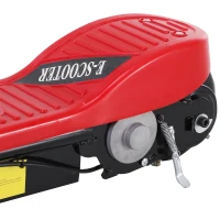 HOMCOM Patinete Eléctrico Plegable para Niños y Adolescentes de +7 Años con Manillar Ajustable en Altura 78x37x89-95 cm Rojo(m-7)