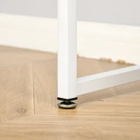 HOMCOM L-Shaped Corner Computer Desk Study Table PC Work w/ Storage Shelf Drawer Smooth Slide Office Home Workstation Space Saving - Light Brown(m-8)