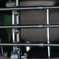 PawHut Schutzgitter Auto Hundegitter Hundeschutzgitter Trenngitter Gepäckgitter Schwarz(m-8)