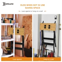 Durhand Foldable Portable Work Bench Clamping Style 70kg Steel Wood Cutting(m-6)