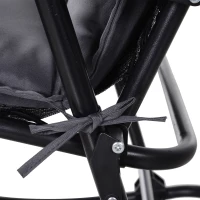 Outdoor Garden Patio Rocking Folding High Back Chair Replacement Seat Pad Cushion Grey(m-4)