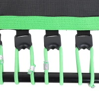 HOMCOM 101cm Trampoline Outdoor Steel Bouncer Jumper Adult Kid Home Gym Fitness 100kg - Green(m-4)