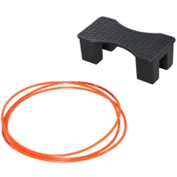 HOMCOM Bicycle Rollers Foldable&Adjustable Indoor Fitness Aluminum(m-8)