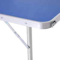 OUTSUNNY Table-Tennis Table W/ Bat, Ball Aluminum Portable Adjust Height 54/62/70(m-9)