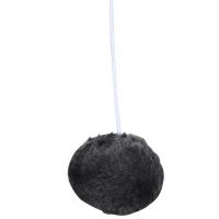 PawHut Plush Cat Tree Tower Activity Center with Sisal Scratching Posts Perch Condo, Dark Grey(m-4)