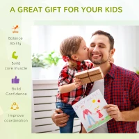 Outsunny Kids Obstacle Course, 42.6 FT Children Slackline Training Equipment, with Monkey Bars, Rope Ladder, Swing, Gym Rings, Tree Protector, Carry Bag(m-4)