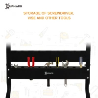 Durhand Foldable Portable Work Bench Clamping Style 70kg Steel Wood Cutting(m-5)