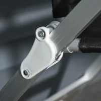 Outsunny Patio Folding Dining Chair w/ Adjustable Back & Armrest Portable for Camping Garden Pool Beach Deck Black(m-4)