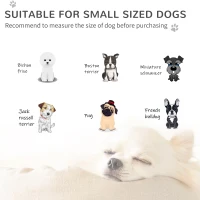 PawHut Pet Sofa Couch Soft Velvet Covered Sponge Cushioned Bed Lounge for Small Sized Dog or Cat Easy to Clean Dark Grey(m-7)