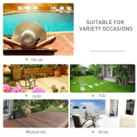 Outdoor Orbital Lounger Zero Gravity Patio Chaise Foldable Rocking Chair w/ Pillow(m-7)