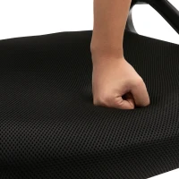 Vinsetto Adjustable Drafting Chair Tall Office Chair Ergonomic Mesh Back with Flip-up Armrest and Footrest, 360° Swivel, Black(m-8)