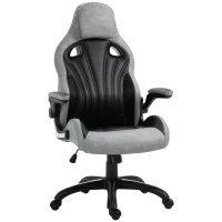 Vinsetto High-Back Gaming Office Chair Ergonomic Swivel Racing Computer Chair with Flip-up Armrests and Adjustable Height(m-1)