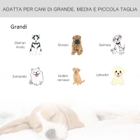 PawHut Kennel Gabbia per Cani Pieghevole Doppia Porta con Blocco 4 Ruote con Freno e Fondo Rimovibile, 109.5x71x78cm(m-8)