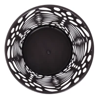 HOMCOM Portaombrelli Design Moderno con 2 Ganci e Salvagoccia, Metallo, Marrone, Φ19,5x50 cm(m-7)