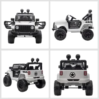HOMCOM 12V Kids Electric Ride On Car Truck Toy SUV with Remote Control for 3-6 Yrs(m-7)