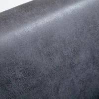 HOMCOM Divano 2 Posti con Rivestimento in Tessuto Tecnologico, Arredamento Moderno per Soggiorno e Ufficio, 122x72x74 cm, Grigio(m-9)