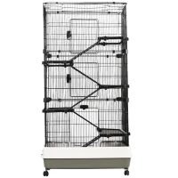 PawHut konijnenkooi voor kleine dieren(m-6)