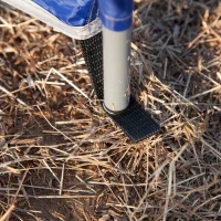 Outsunny Camping Windbreak, Foldable Portable Wind Blocker w/ Carry Bag and Steel Poles, Beach Sun Screen Shelter Privacy Wall, 450cm x 150cm(m-8)