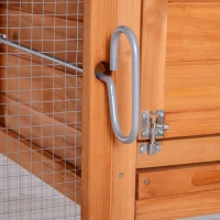 PawHut cotet pentru gaini, cu roti, lemn 213x91x122cm(m-11)