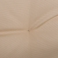 Outsunny Ensemble de Jardin 3 pièces 2 fauteuils à Bascule Table Basse Acier époxy Noir Coussins Polyester Beige(m-5)