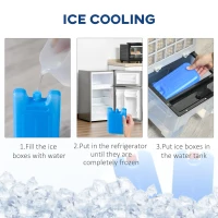 HOMCOM Mobile Air Cooler, 12L Tank Evaporative Ice Cooling Fan Water Conditioner Humidifier Unit with 3 Modes, 3 Speed, Remote, Timer, Oscillating for Home Bedroom(m-7)