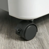 HOMCOM Mobile Air Cooler, 12L Tank Evaporative Ice Cooling Fan Water Conditioner Humidifier Unit with 3 Modes, 3 Speed, Remote, Timer, Oscillating for Home Bedroom(m-12)