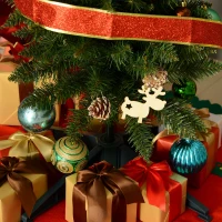 HOMCOM Arbre de Noël artificiel 150 cm Vert(m-4)