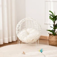 PawHut rotan kattenmand 45cm x 45cm x 57cm(m-7)