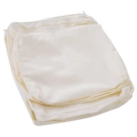 Outsunny  Replacement Cushion Cover Garden Rattan Patio Furniture Seat Cover Polyester Outdoor Cream White- No Cushion Included(m-7)