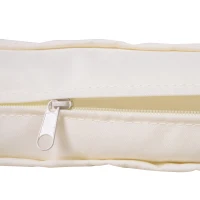 Outsunny  Replacement Cushion Cover Garden Rattan Patio Furniture Seat Cover Polyester Outdoor Cream White- No Cushion Included(m-8)