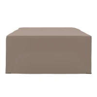 Outsunny 600D Oxford Patio Garden Furniture Dining Table Chair Set Cover Water Protector Waterproof Anti-UV – Beige(m-11)